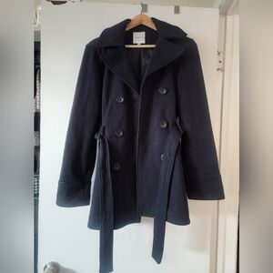 Hooded Double Breasted Jacket